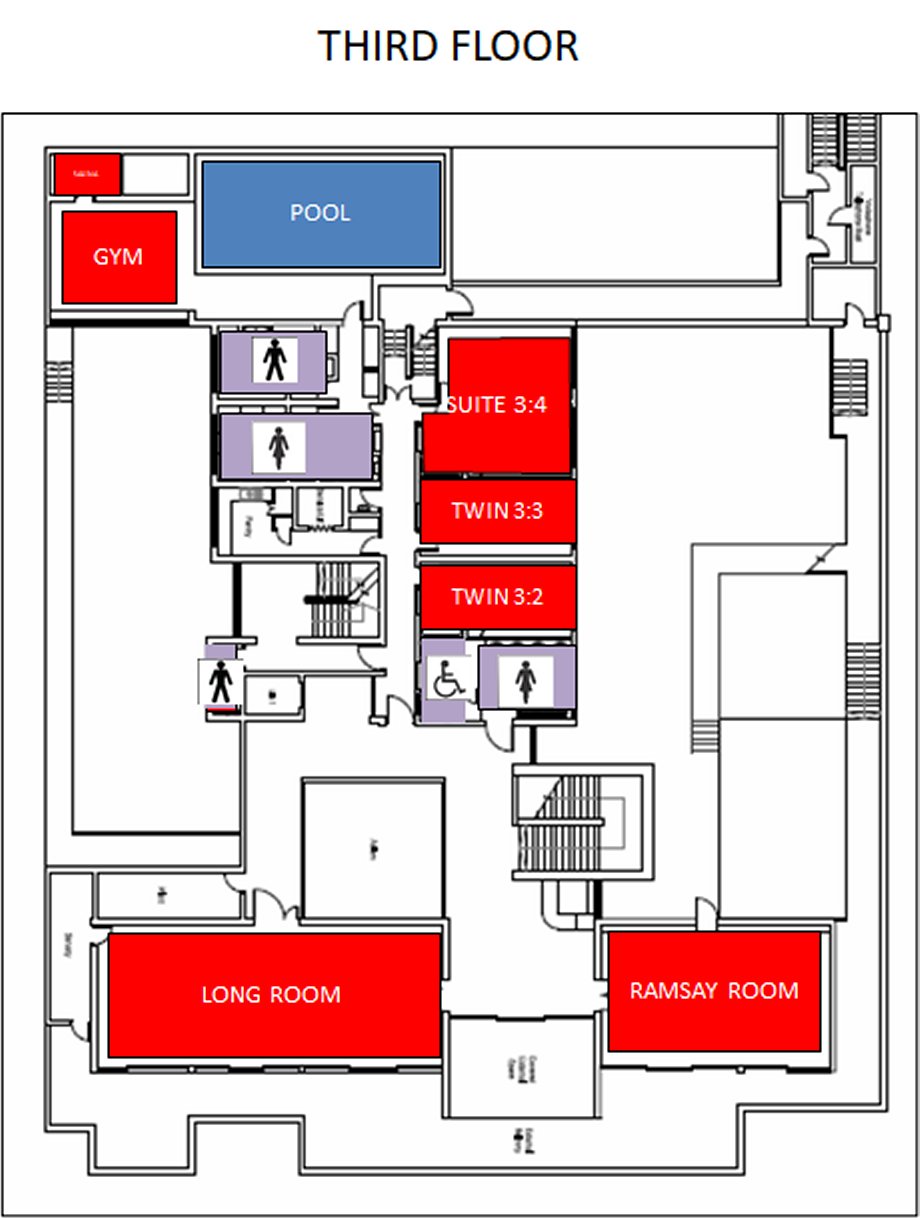 New Club layout third floor